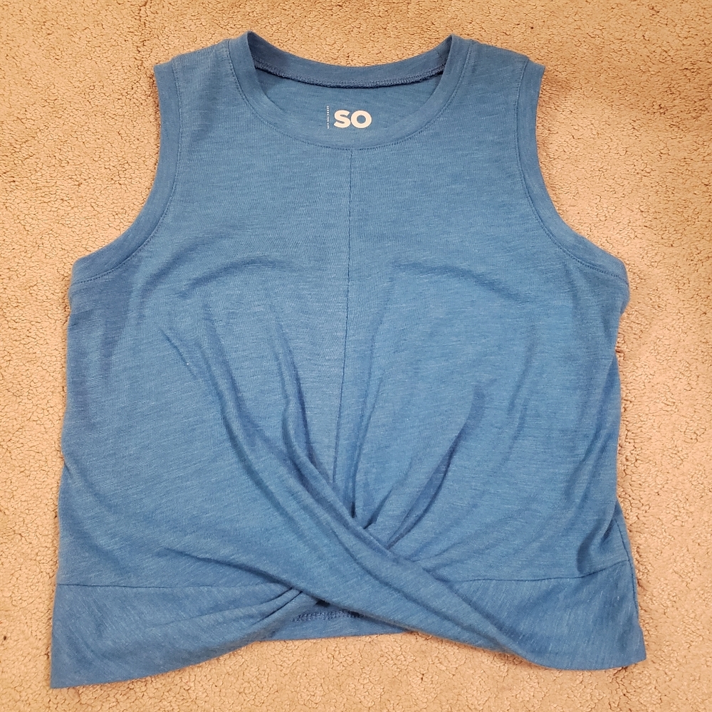 SO Twist Front Crop Top